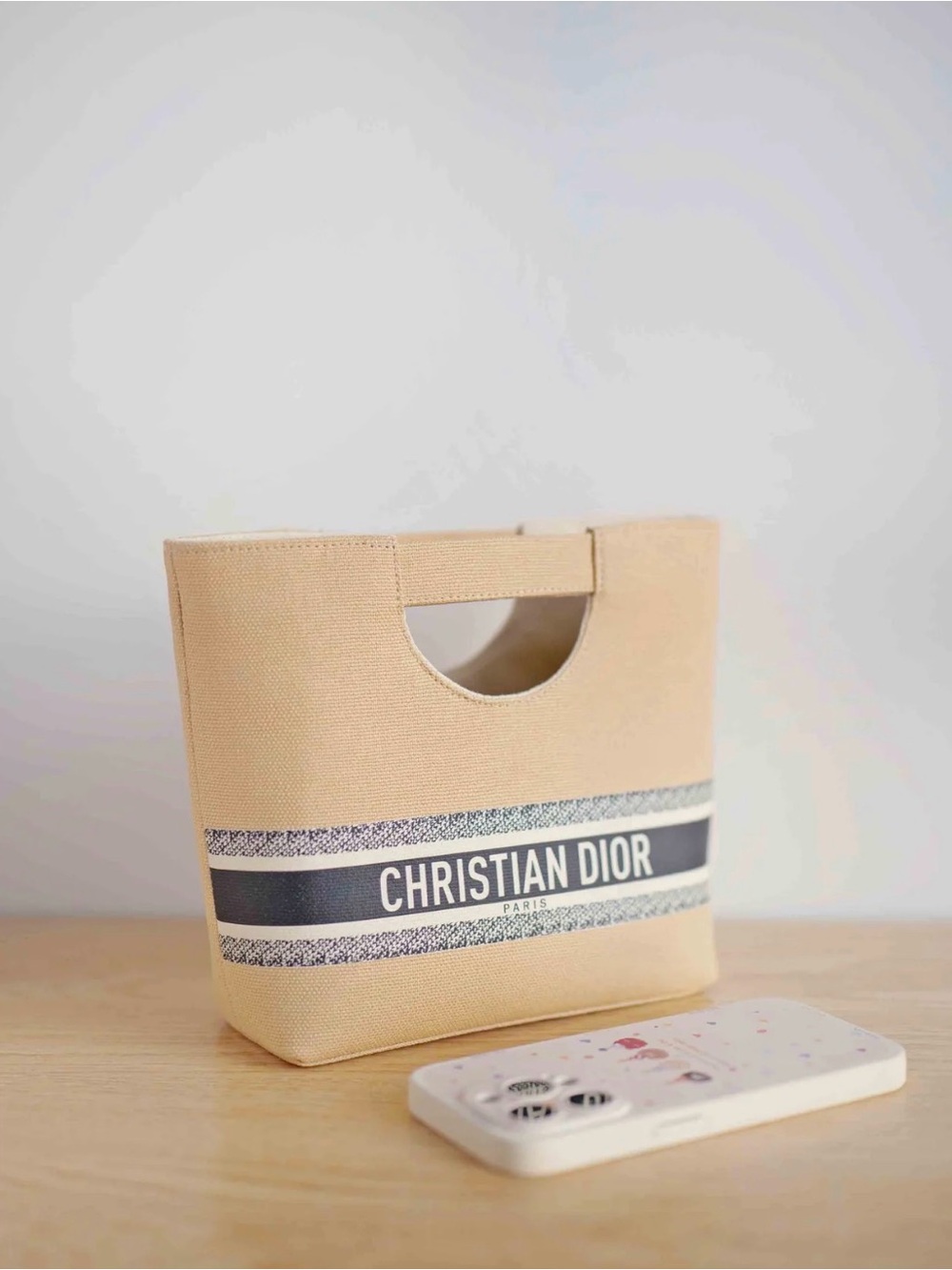 Up-cycled CD bag w/ straps - Picture 12 of 13